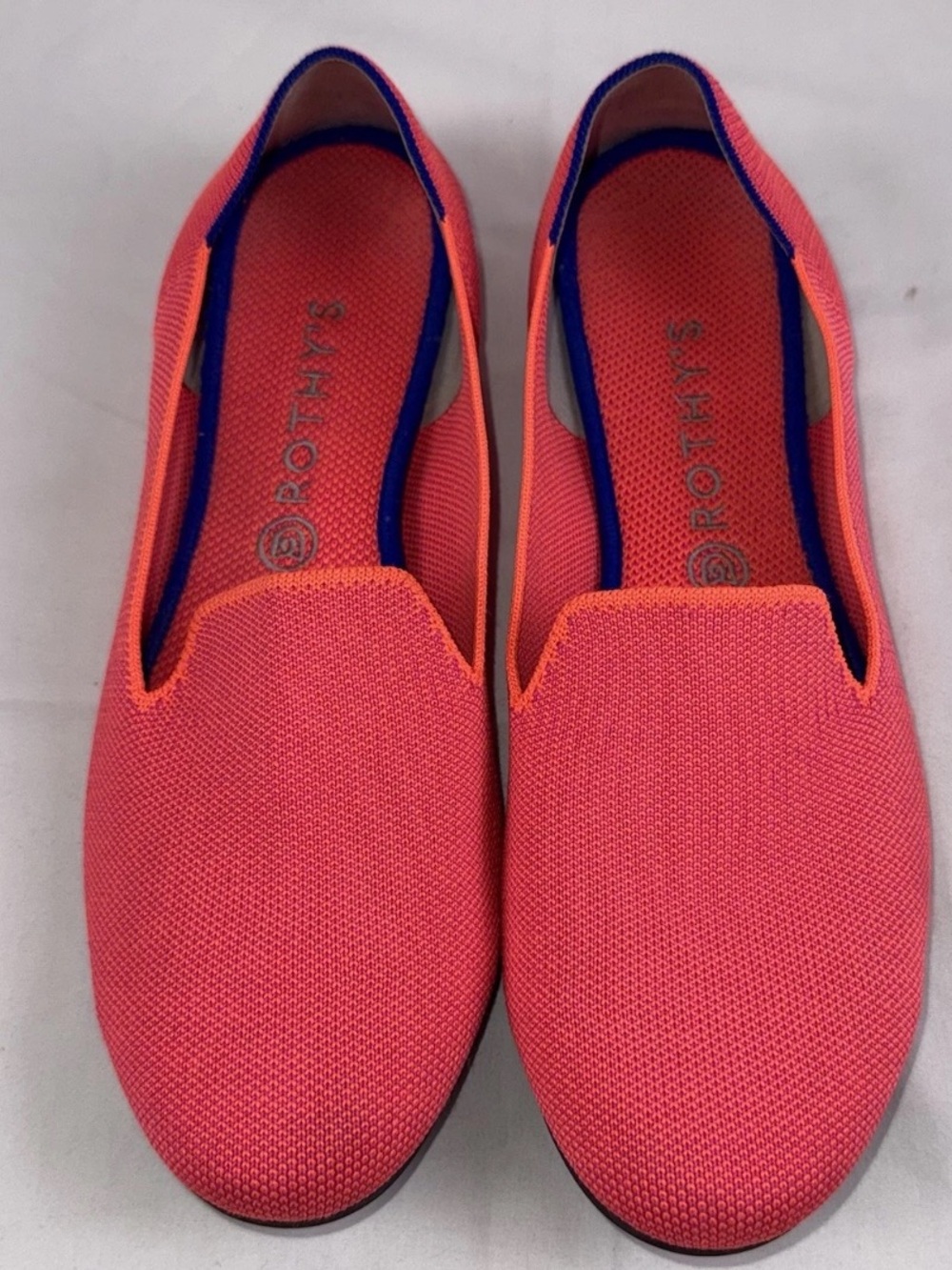 Rothy’s Women’s Size 12 Hot Pink Flamingo Sunset Loafer Shoe Flat Rare Travel